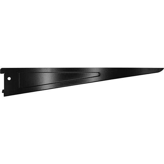 Console double acier noir 47 cm entraxe 32 mm - CIME
