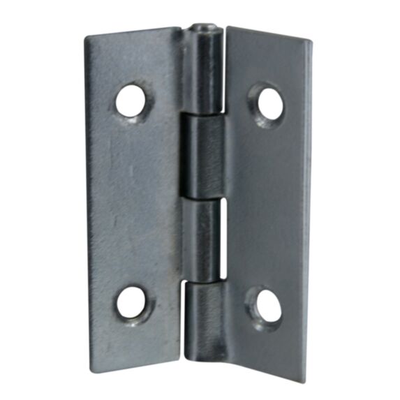 Charnière rectangle 25x18mm acier zingué x10
