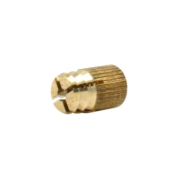 Insert à frapper M4 L9,5mm D5mm laiton x4