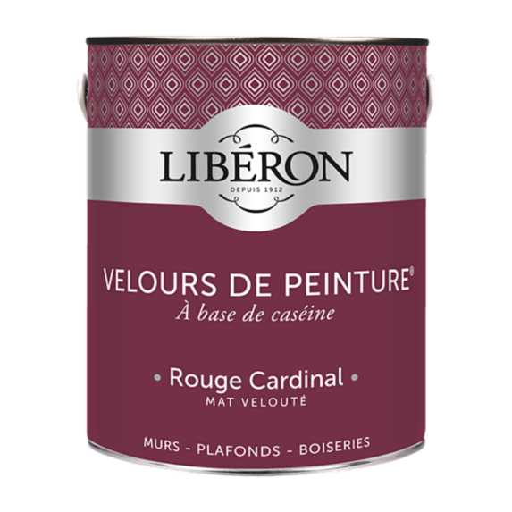 Peinture multisupport velours rouge cardinal 2,5L - LIBERON