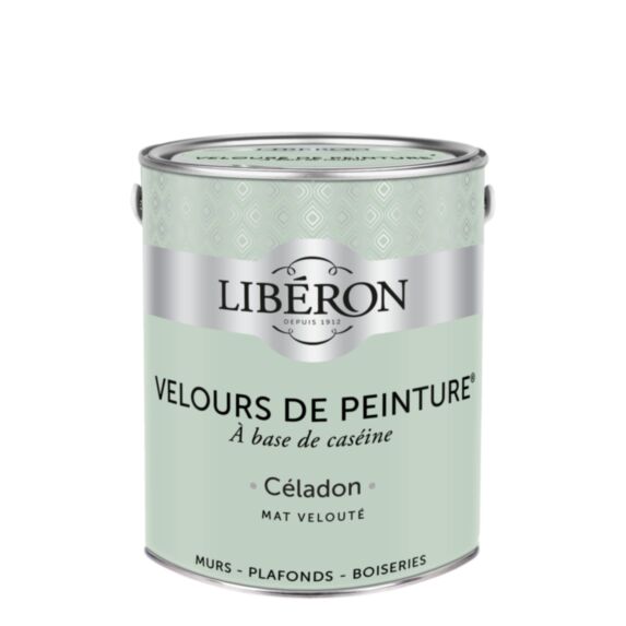Peinture murale Velours céladon 2,5 l- LIBERON