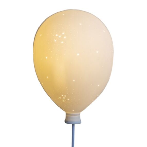 Applique Ballon 18 x 25 cm E14 25W céramique blanc - MATHIAS