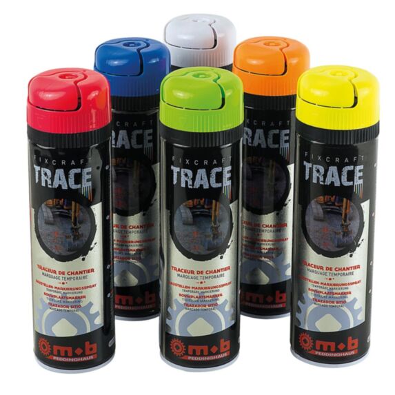 Bombre de traçage 500 mL rouge - MOB