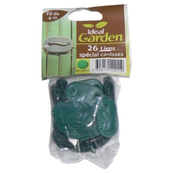 26 attaches brise vue et canisse vert - IDEAL GARDEN