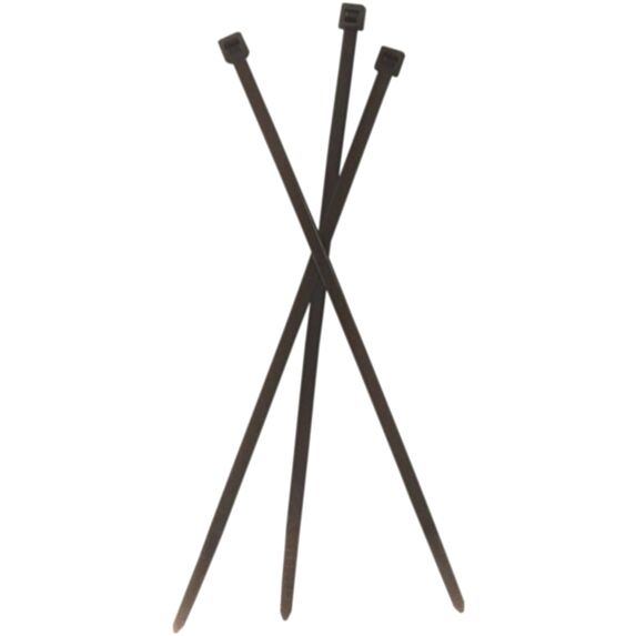 25 liens permanents 3,5 x 150 mm marron - IDEAL GARDEN