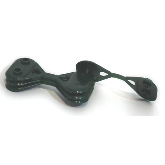 20 attaches brise vue vert - IDEAL GARDEN