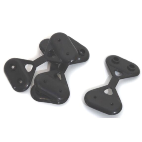 20 attaches brise vue noir - IDEAL GARDEN