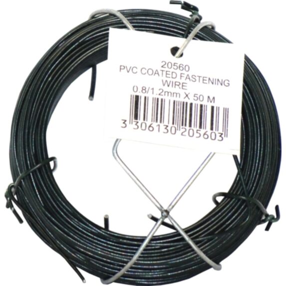 Fil attache plastifié Ø0,8 a 1,2 mm 50 m - IDEAL GARDEN