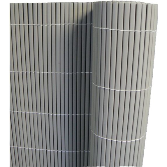 Canisse PVC double face 10 mm taupe 1 x 3 m - NATURE