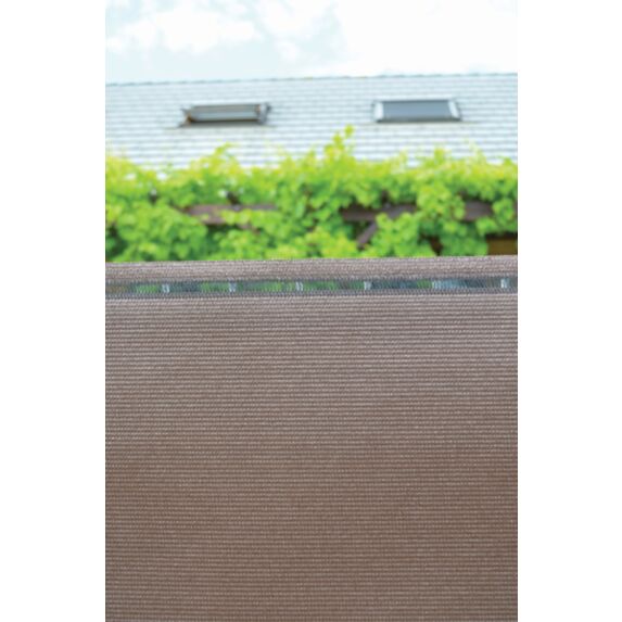 Brise vue 200g 95% 1 x 3 m chocolat  - IDEAL GARDEN