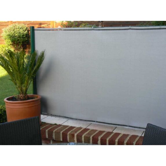 Brise vue 200g 95% 1 x 3 m gris  - IDEAL GARDEN