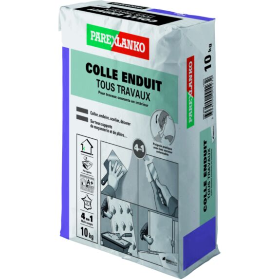 Colle enduit tous travaux intérieurs 10kg - PAREXLANKO