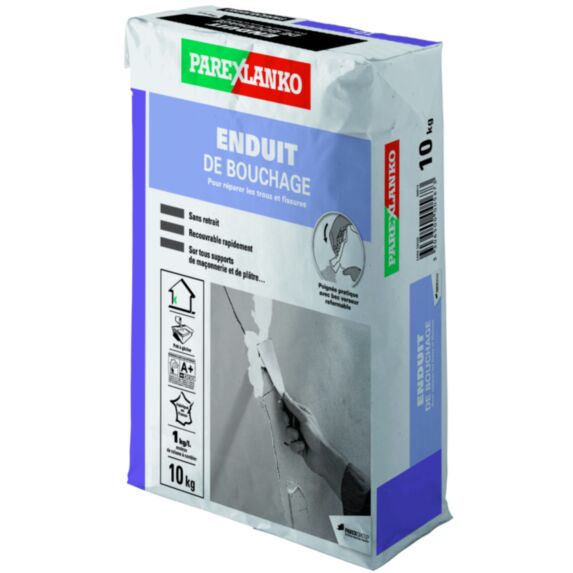 Enduit de bouchage intérieur 10kg - PAREXLANKO
