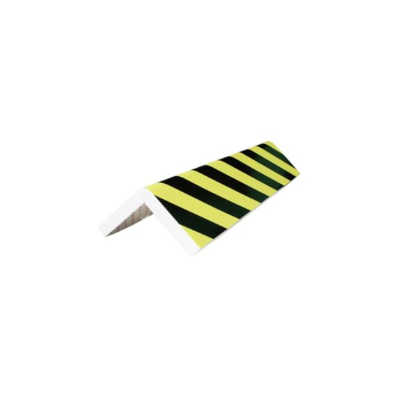 Protection d'angle -75x75mm ep 15mm h400mm-mousse couleur noir/jaune 1