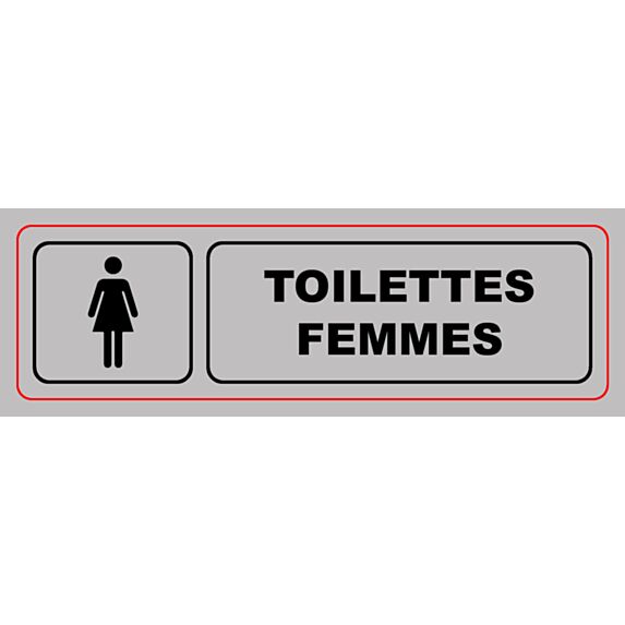 Panneau pvc 170x50mm toilettes femmes