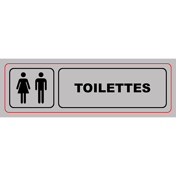 Panneau pvc 170x50mm toilettes hommes /femmes 
