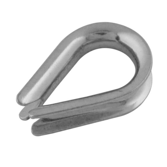 2 cosses cœur acier inoxydable AISI 316Largeur :8mm