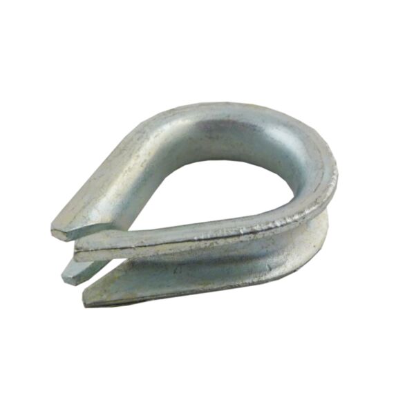 2 cosses cœur acier zingué largeur: 8mm