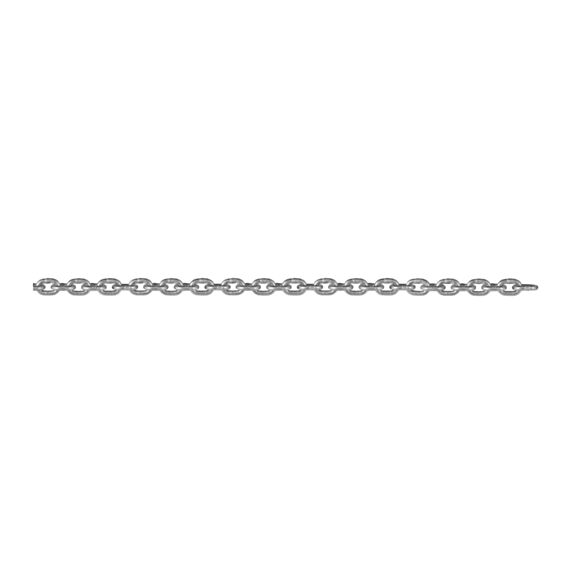 Chaine droite soudée maillon court AZ l:4m ø3.9mm 