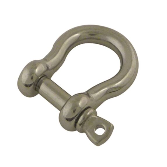 2 manilles lyre acier inoxydable AISI 316 ø4mm