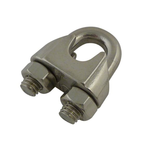 1 serre-cable etrier acierinoxydable AISI 316 ø8mm