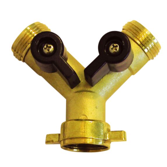 Nez de robinet 2 voies avec vannes d'arret F20/27 M20/27 mm - SPID'O