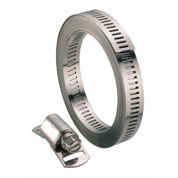 Collier sans fin + 8 têtes bande acier 8 mm 3 m - SPID'O