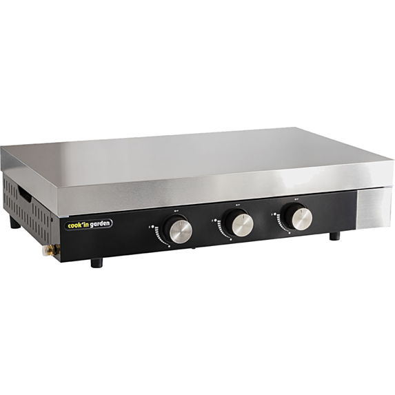 Plancha gaz Finesta 3 bruleurs 5kW 75 cm - COOK'IN GARDEN