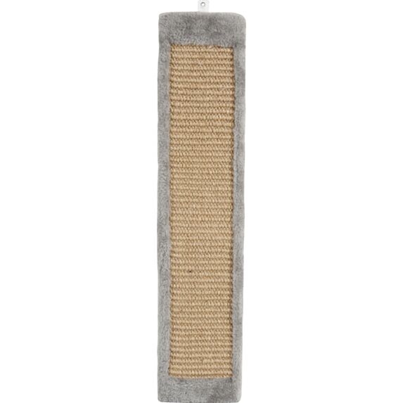 Griffoir mural chat à fixer L12 p2,5x56cm Gris
