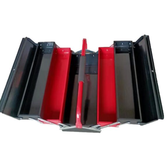 Boîte à outils métallique 46 x 20 x 20 cm noir