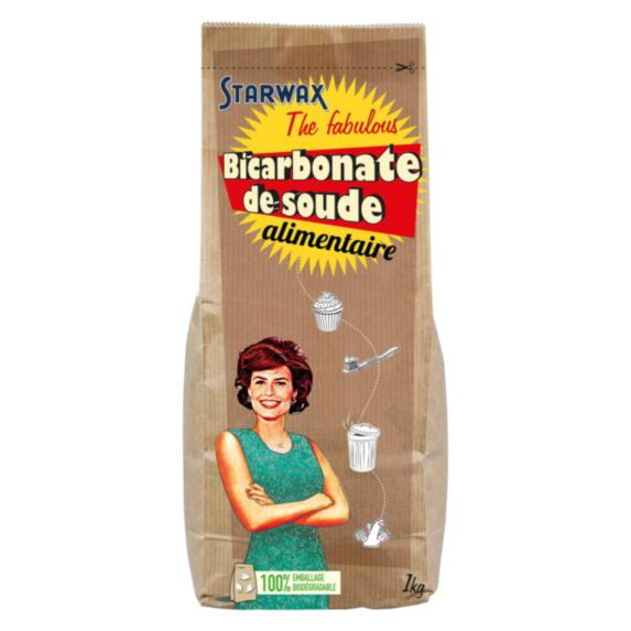 Bicarbonate de soude alimentaire 1kg - STARWAX THE FABULOUS