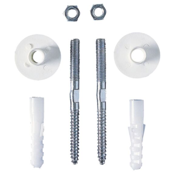 Fixations de lavabo 14cm blanc - WIRQUIN