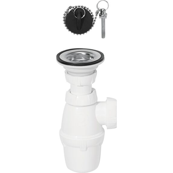 Ensemble fermeture bouchon chaînette pour lavabo - WIRQUIN