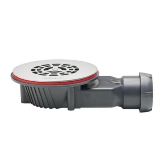 Bonde de douche slim Ø40 mm grille plate - WIRQUIN