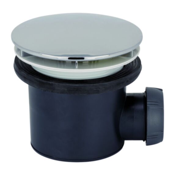Bonde de douche tourbillon ronde Ø90 mm - WIRQUIN