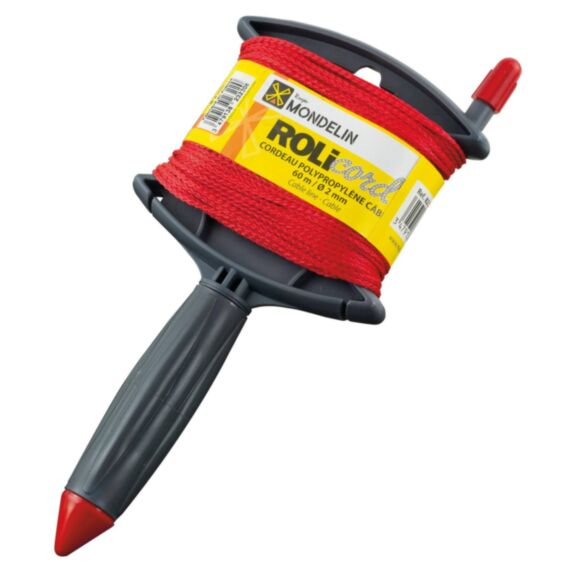 Cordeau rouge 2 mm 60 m - MONDELIN