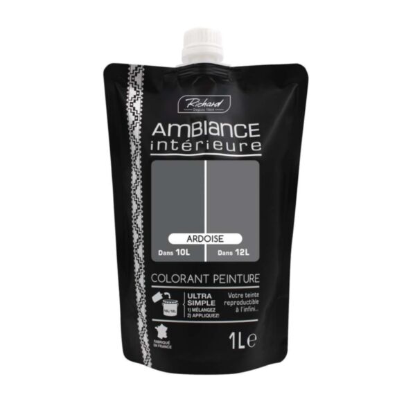 Colorant spécial peinture acrylique monodose 1L Loft ardoise