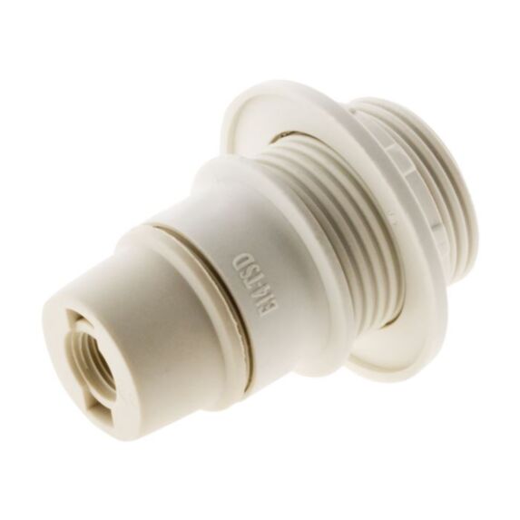 Douille E14 thermoplastique + bague blanc - ZENITECH