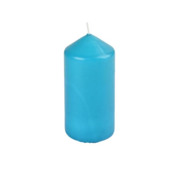 Bougie pilier Essentiel lagon Ø7 x H15 cm - HOMEA
