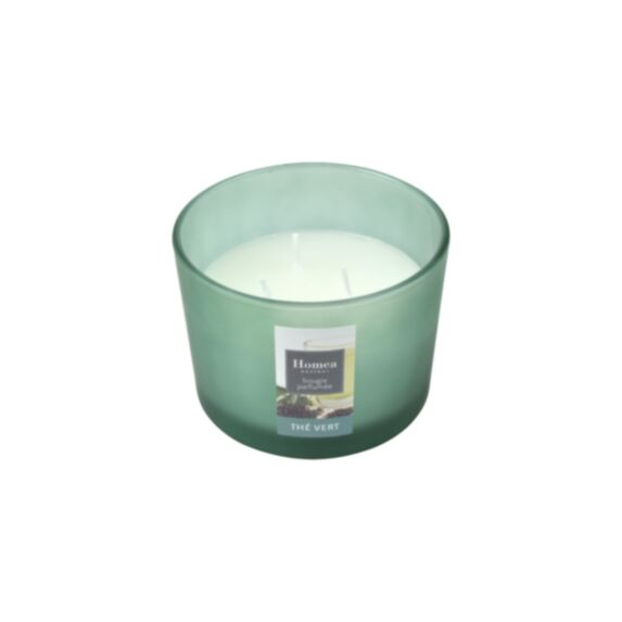 Bougie en pot Essentiel thé vert Ø11 x H8 cm - HOMEA