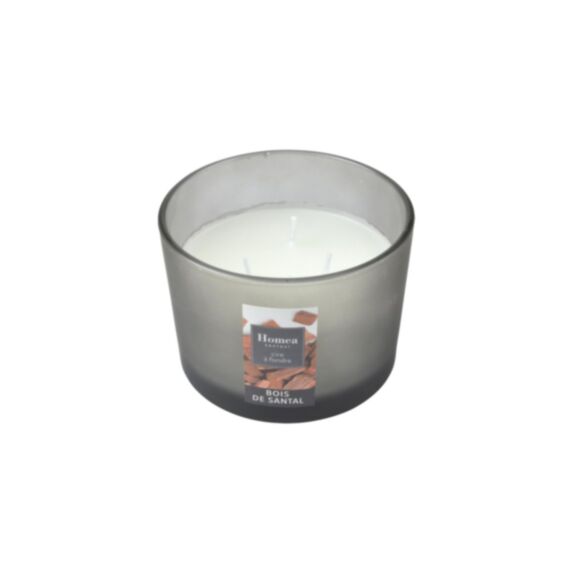Bougie en pot Essentiel bois de santal Ø11 x H8 cm - HOMEA