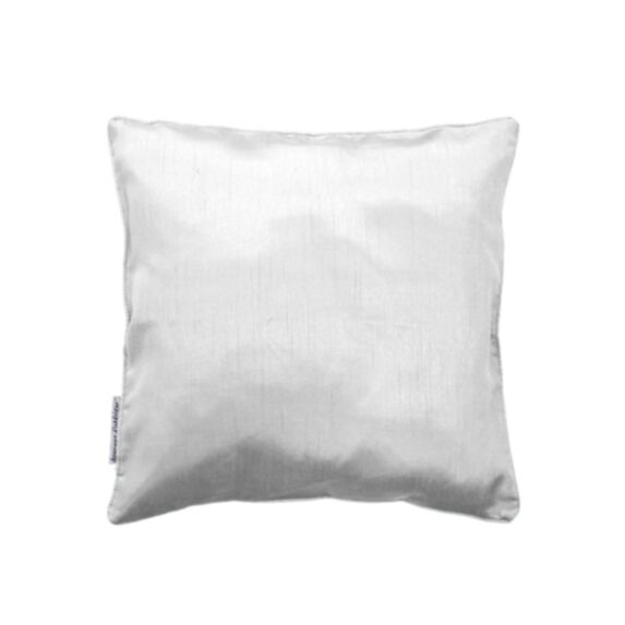 Housse de coussin Shana unie blanc - D.D'INTERIEUR
