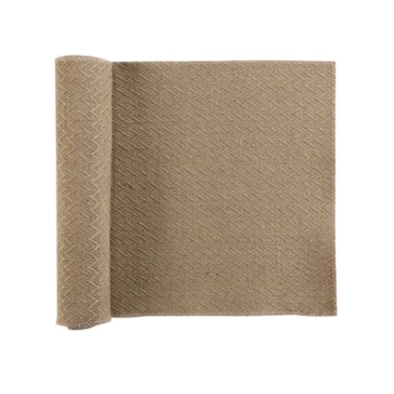 Chemin de table 35 x 140 cm jute uni Modalie - D.D'INTERIEUR
