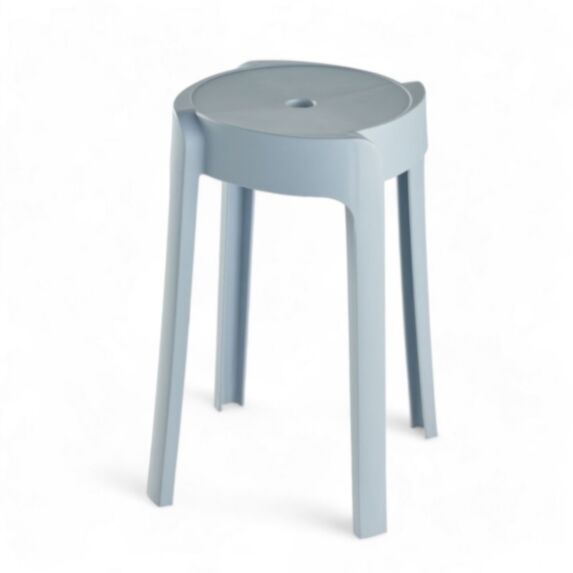 Tabouret d'appoint Ø30 x H45 cm bleu - UTILITY