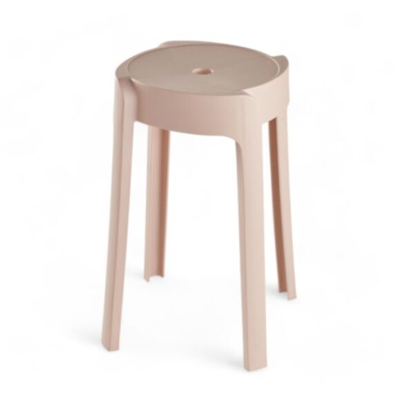 Tabouret d'appoint Ø30 x H45 cm rose - UTILITY