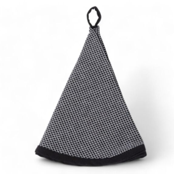 Torchons de cuisine D60 cm coton noir - UTILITY