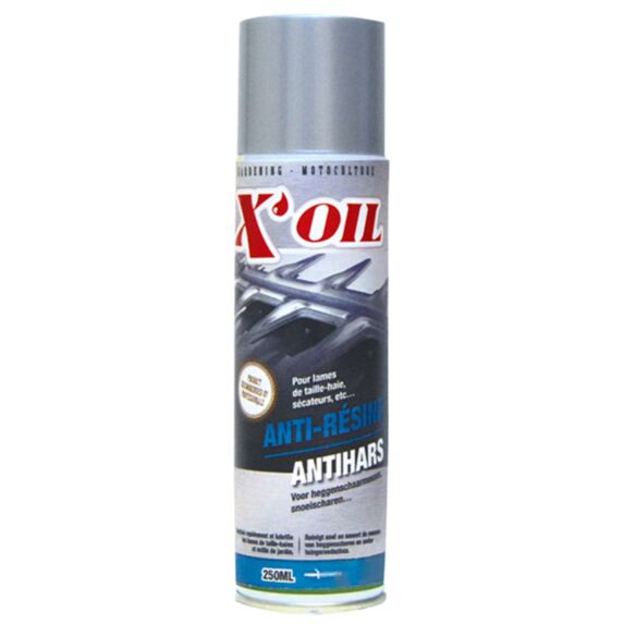 Nettoyant/Lubrifiant lames taille-haies 250 mL - X'OIL