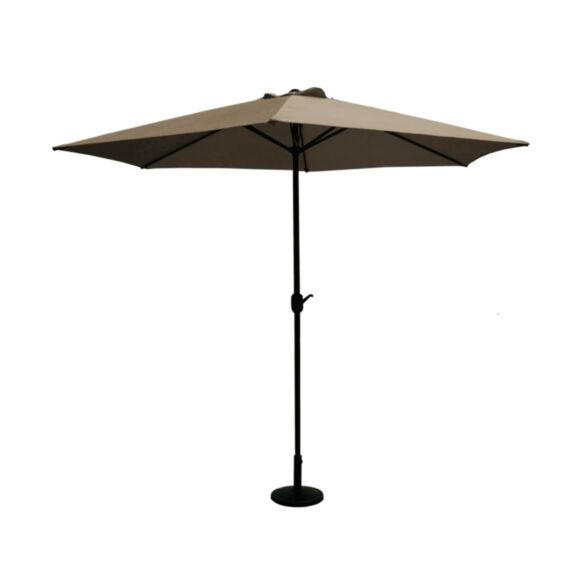 Parasol droit Chypre III Ø3m Taupe - INVENTIV