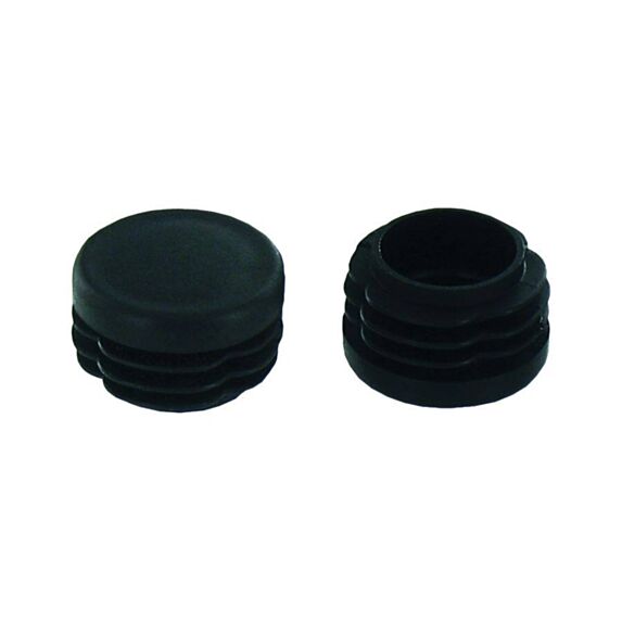 Set de 4 patins rentrants Ø17/18 mm plastique noir - INVENTIV
