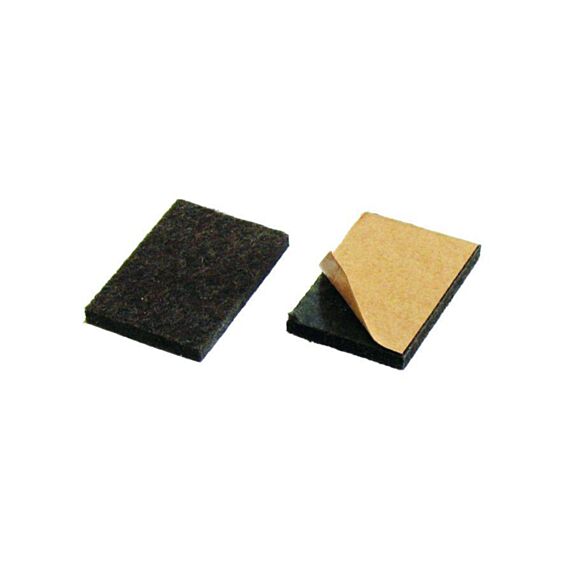 Patin 80 x 100 mm feutre marron - INVENTIV